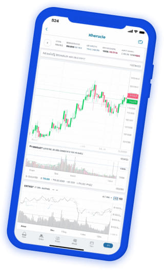 Redex Investario aplicación de comercio de criptomonedas panel de control de cartera en directo